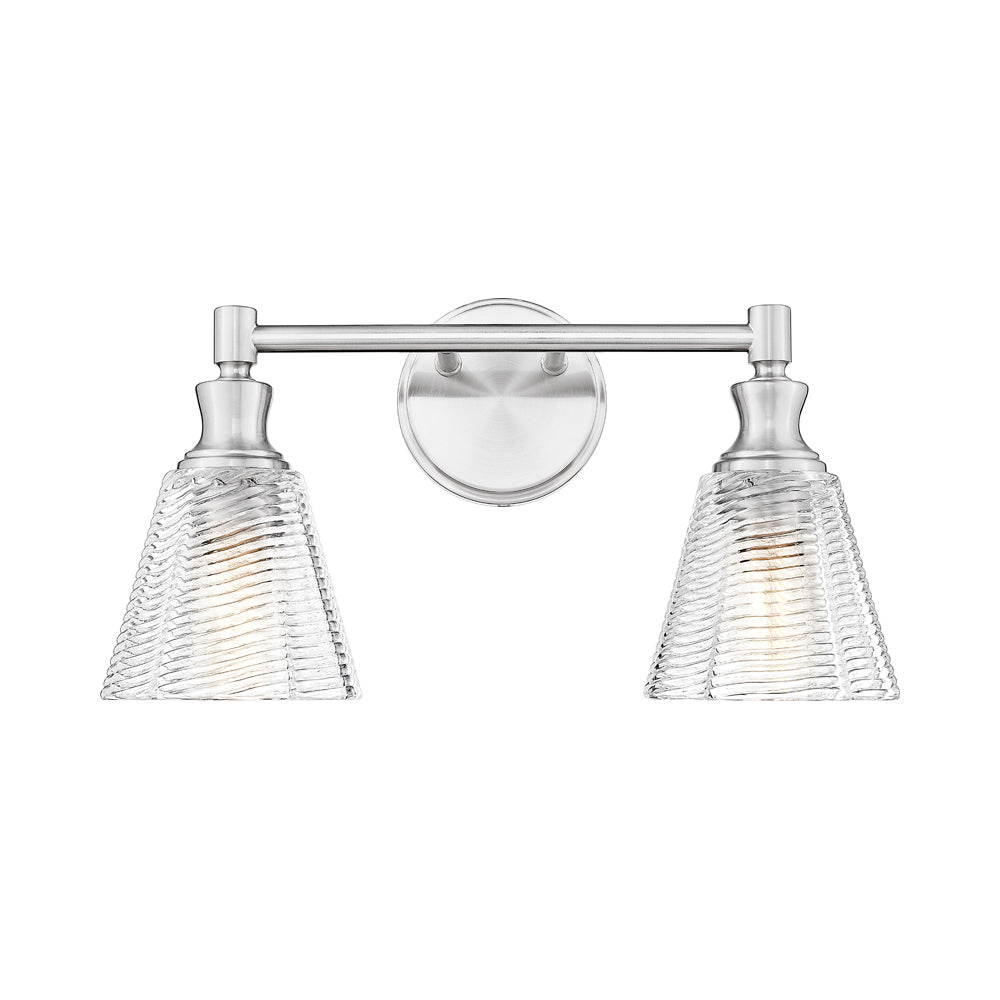 Auden Bath Vanity Light in Brushed Nickel (2-Light).
