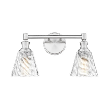 Auden Bath Vanity Light in Brushed Nickel (2-Light).