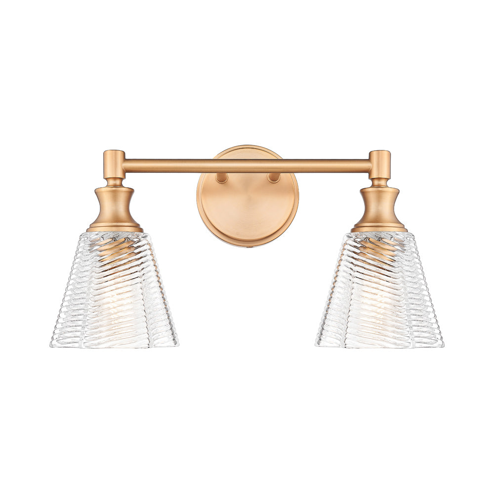 Auden Bath Vanity Light in Modern Gold (2-Light).