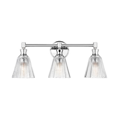 Auden Bath Vanity Light in Chrome (3-Light).