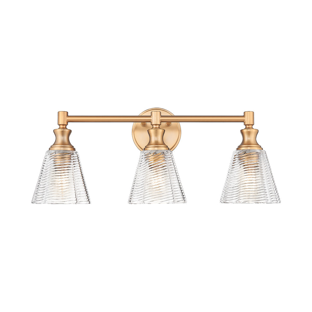 Auden Bath Vanity Light in Modern Gold (3-Light).