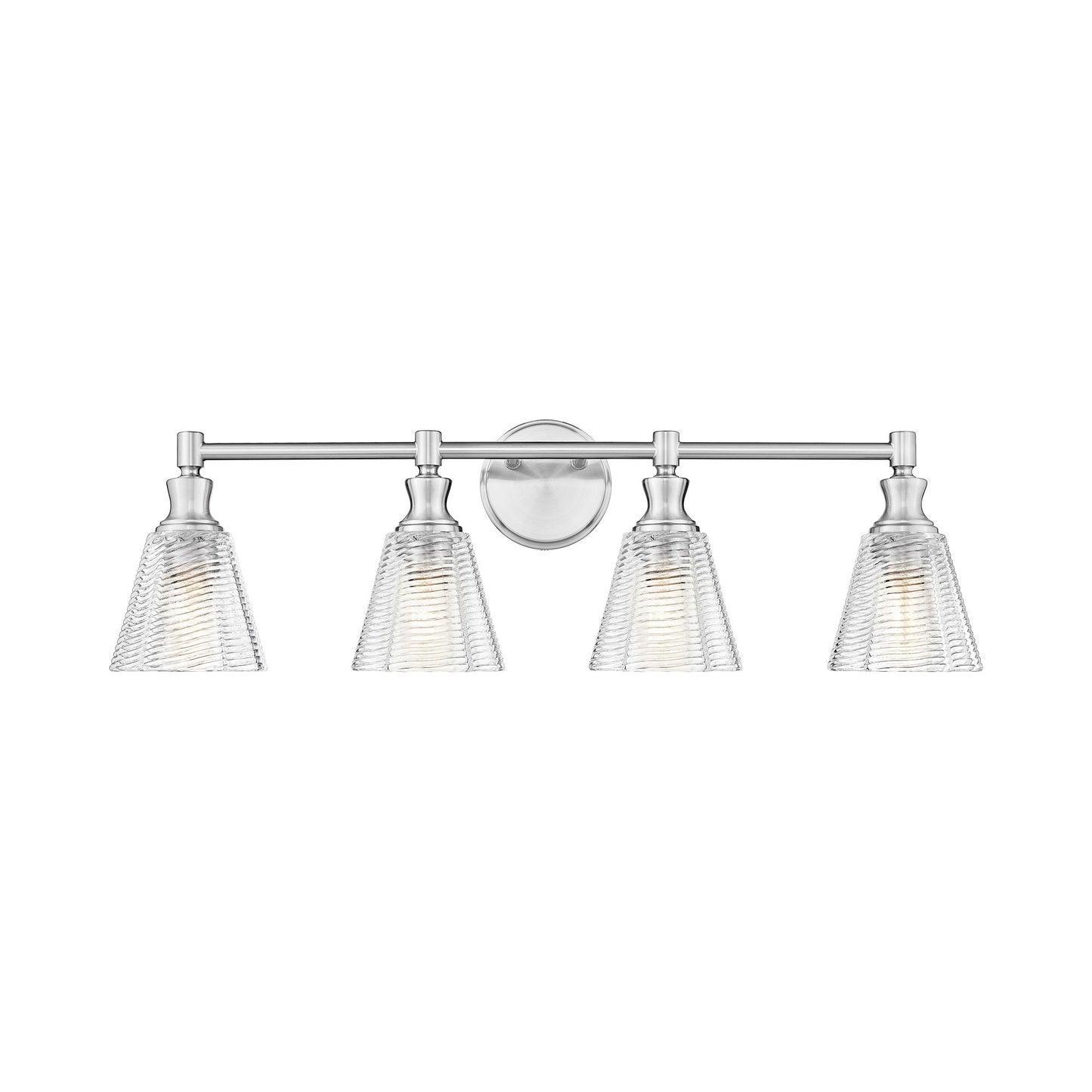 Auden Bath Vanity Light in Brushed Nickel (4-Light).