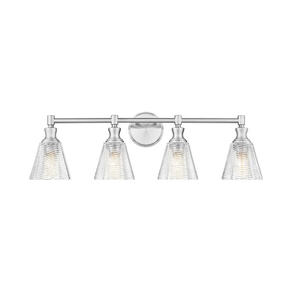 Auden Bath Vanity Light in Brushed Nickel (4-Light).