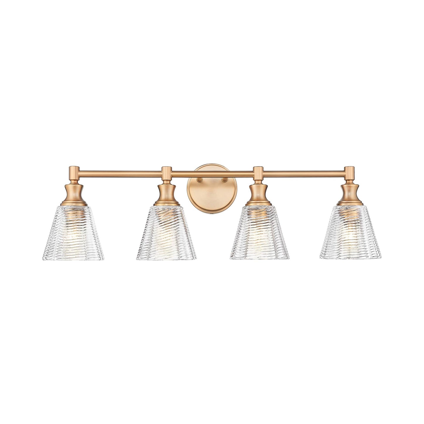 Auden Bath Vanity Light in Modern Gold (4-Light).
