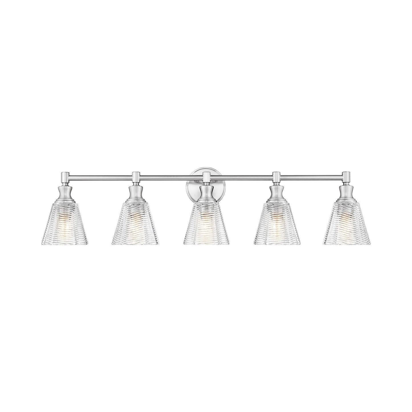 Auden Bath Vanity Light in Brushed Nickel (5-Light).