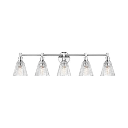 Auden Bath Vanity Light in Chrome (5-Light).