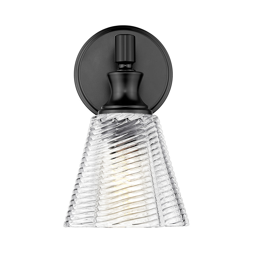 Auden Wall Light in Matte Black.