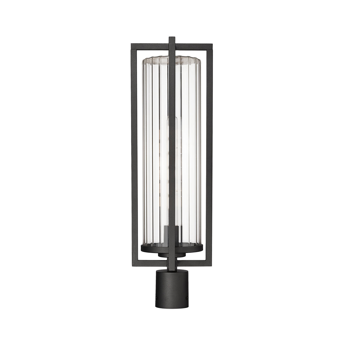 Aura Outdoor Mount Post Light in Detail.