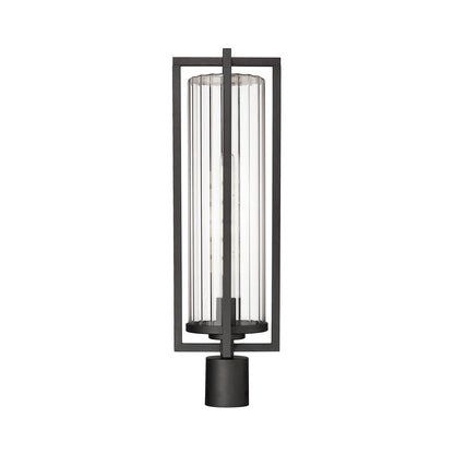 Aura Outdoor Mount Post Light in Detail.