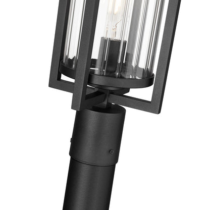 Aura Outdoor Post Light in Detail.