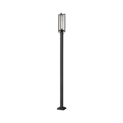 Aura Outdoor Square Post Light in Detail.