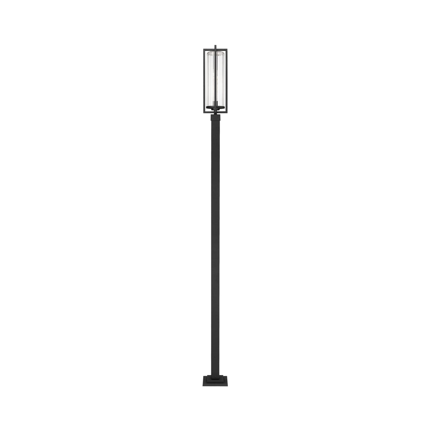 Aura Outdoor Square Post Light in Detail.