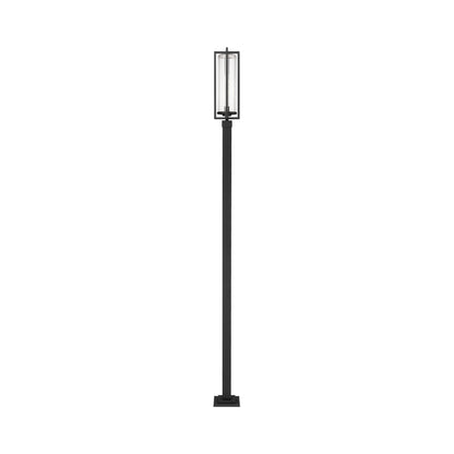 Aura Outdoor Square Post Light in Detail.