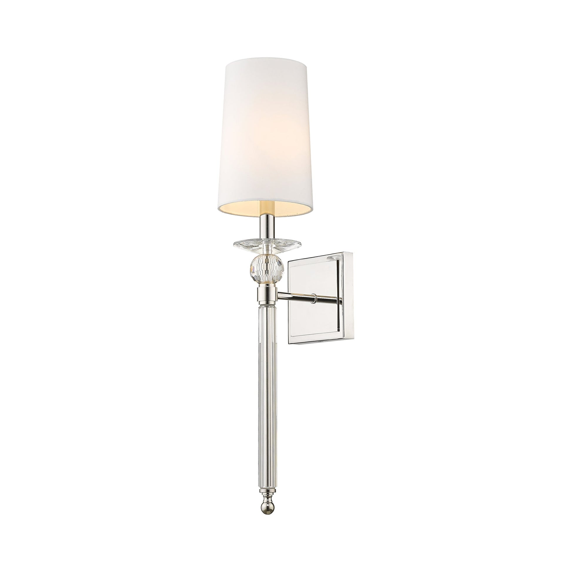 Ava Wall Light in Polished Nickel