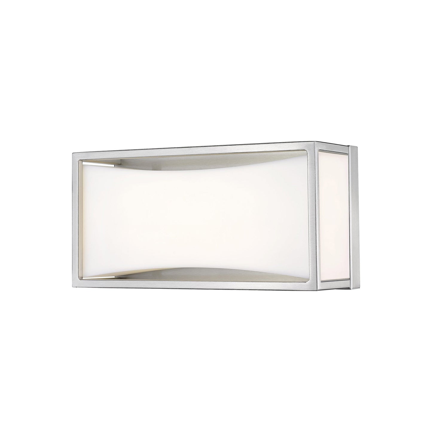 Baden LED Bath Vanity Light in Brushed Nickel (10-Inch).