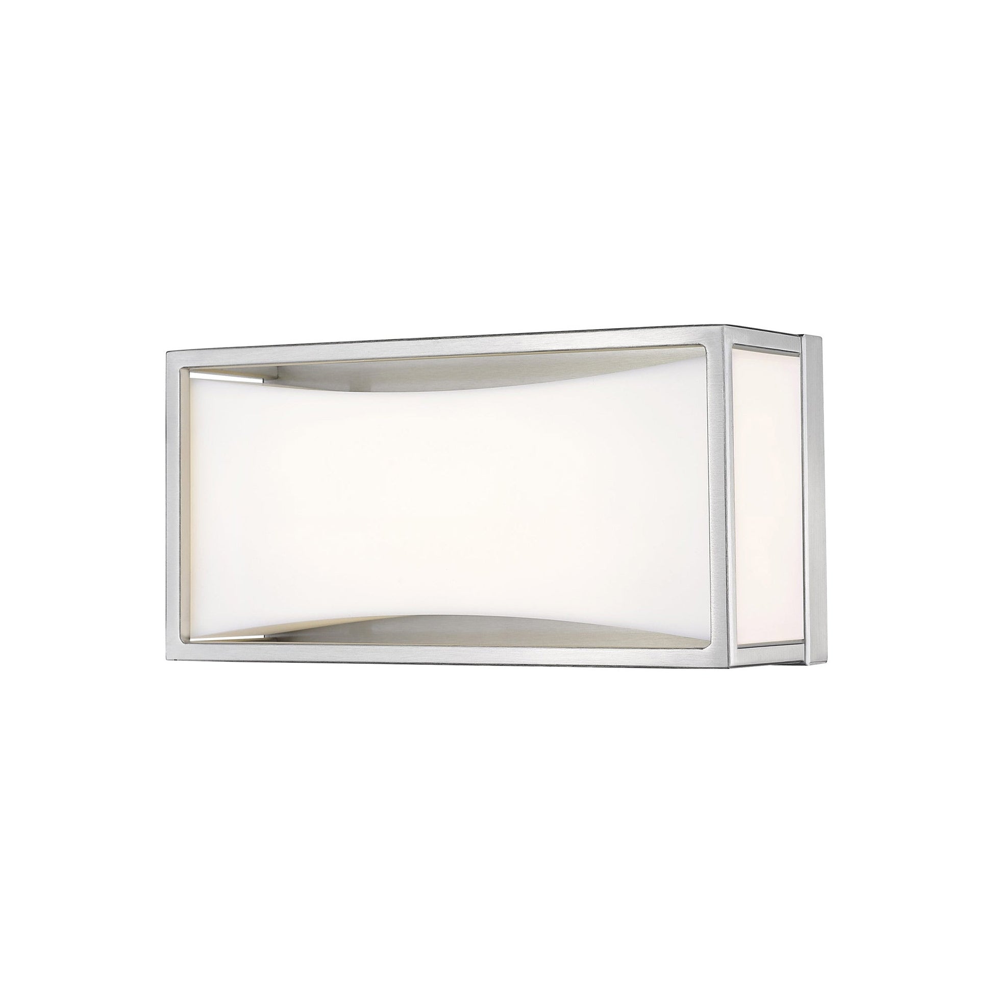 Baden LED Bath Vanity Light in Brushed Nickel (10-Inch).