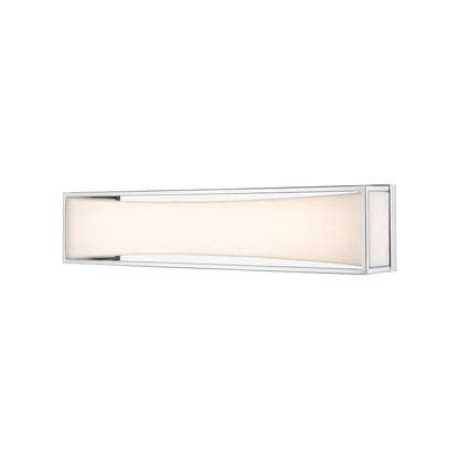 Baden LED Bath Vanity Light in Chrome (24-Inch).