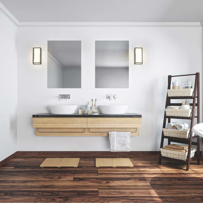 Baden LED Bath Vanity Light in bathroom.