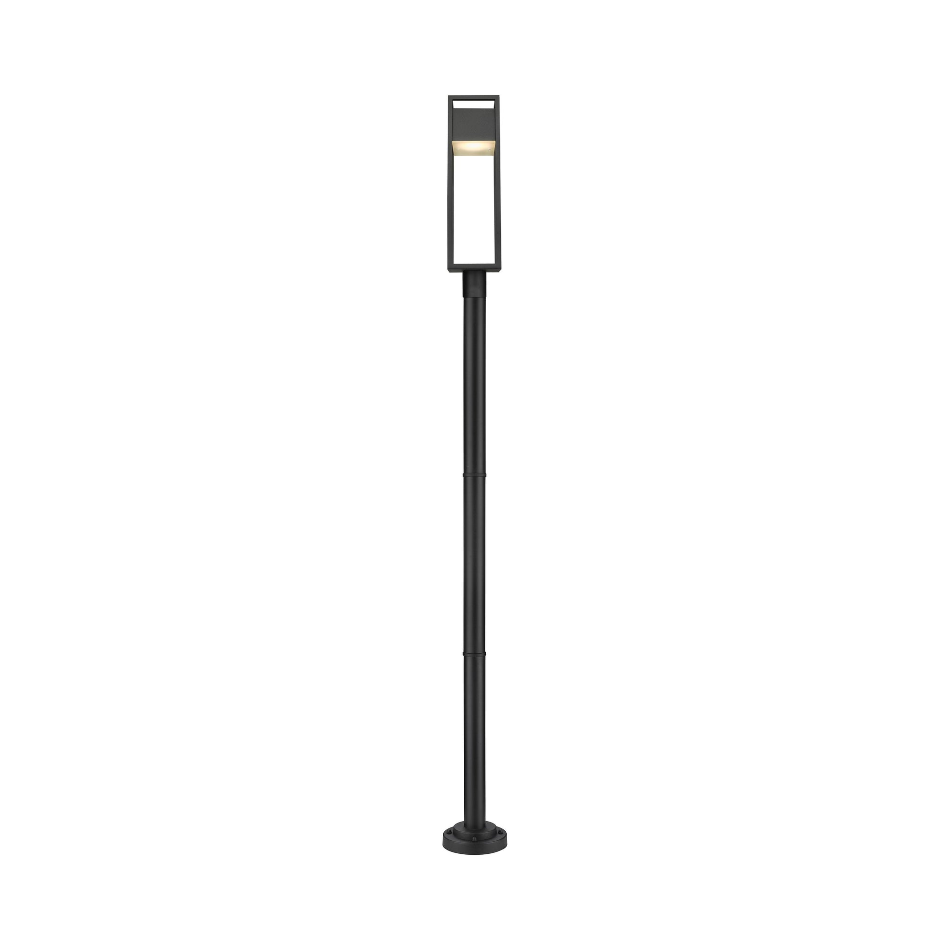 Barwick Round Outdoor LED Post Light in Detail.