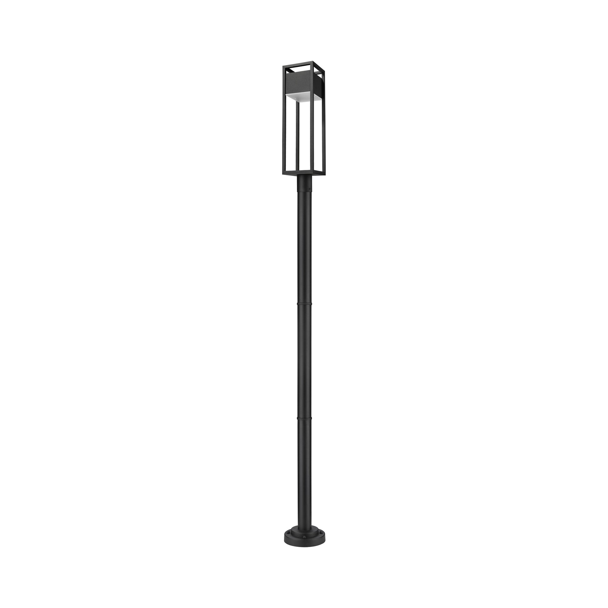 Barwick Round Outdoor LED Post Light in Detail.