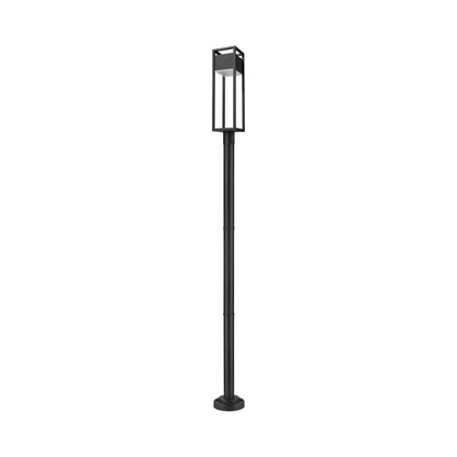 Barwick Round Outdoor LED Post Light in Detail.