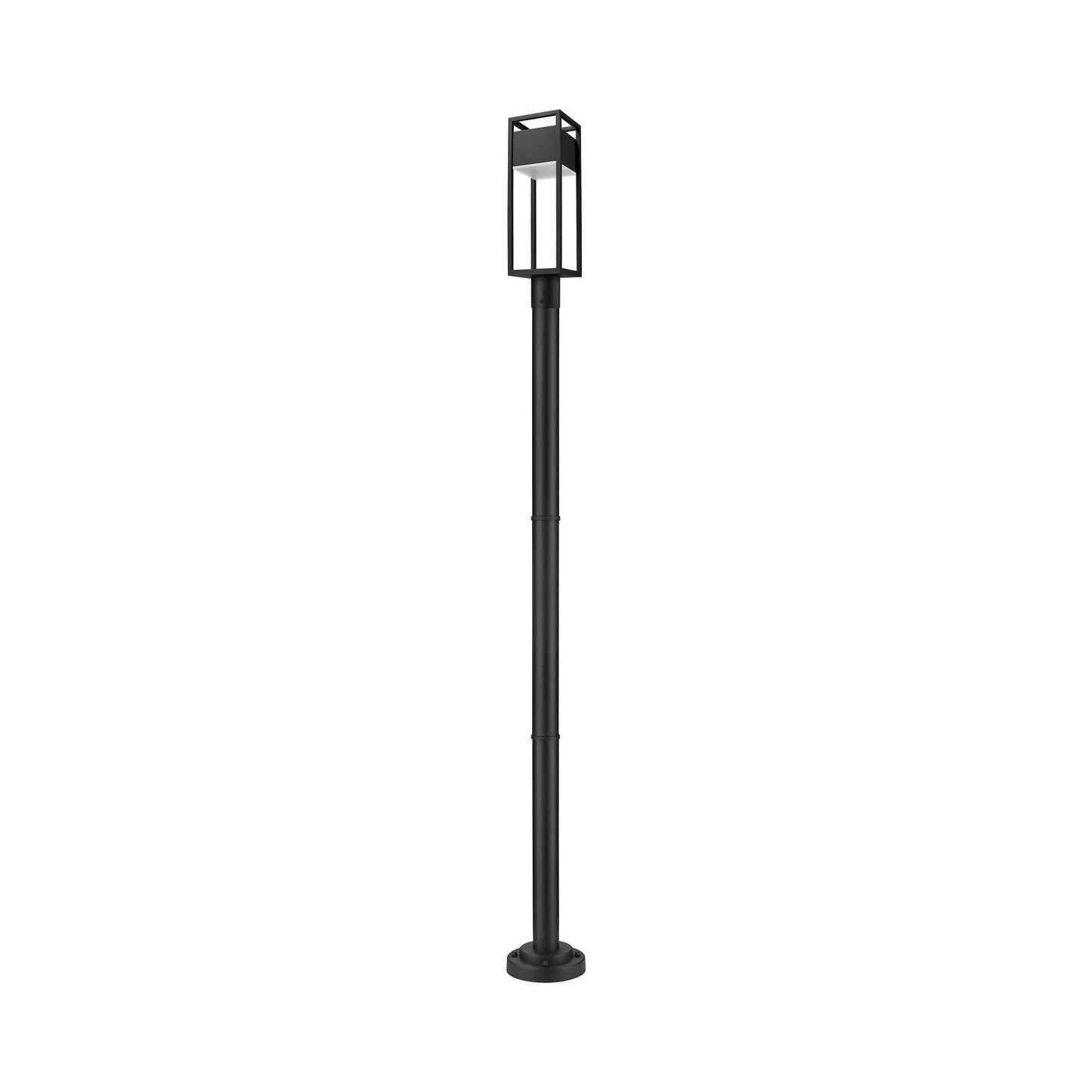 Barwick Round Outdoor LED Post Light in Detail.