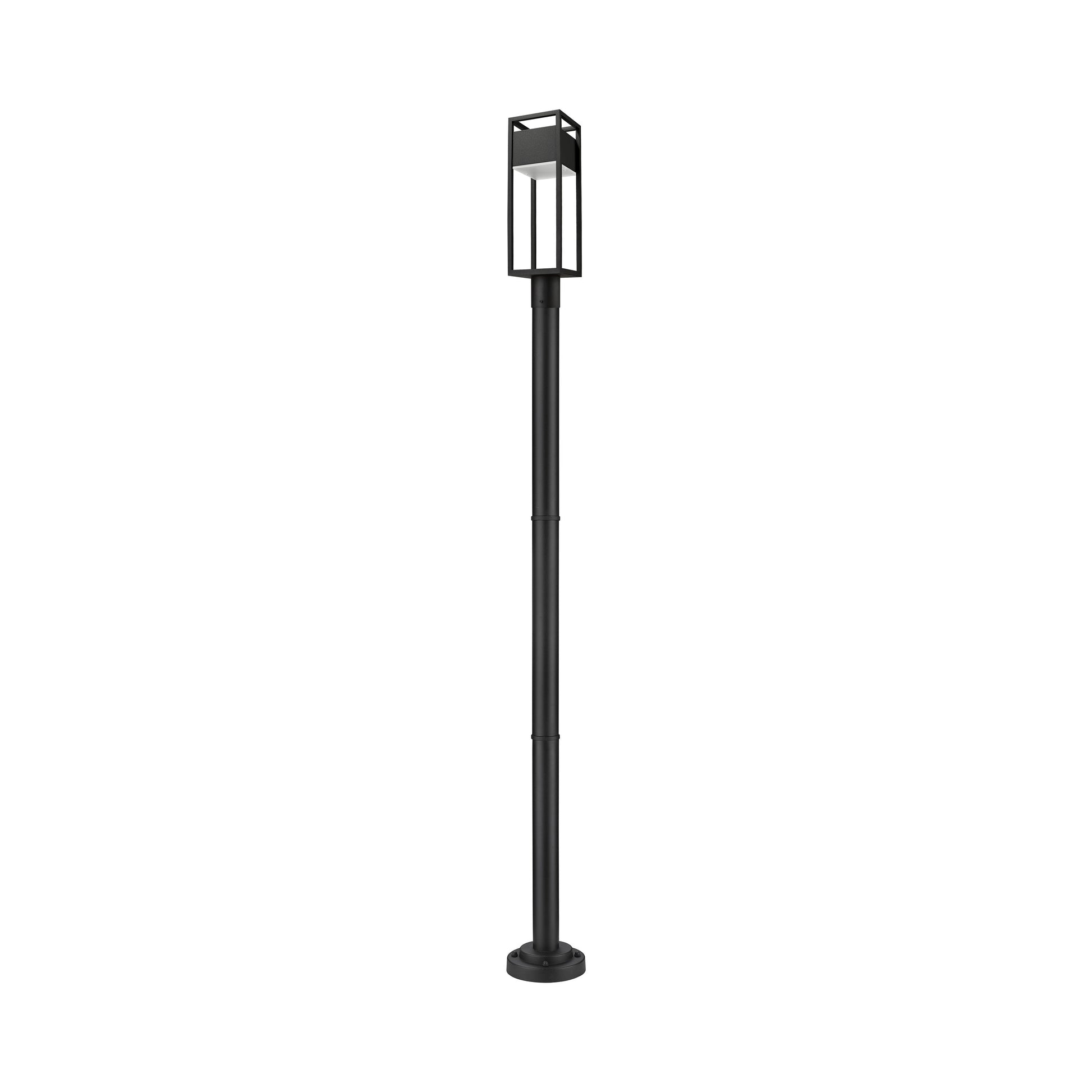 Barwick Round Outdoor LED Post Light in Detail.