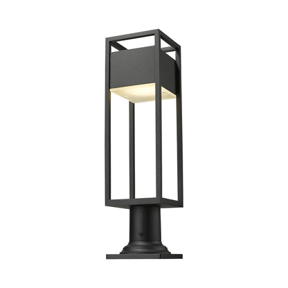 Barwick Round Outdoor Pier Mount Light in Detail.