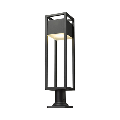 Barwick Round Outdoor Pier Mount Light in Detail.