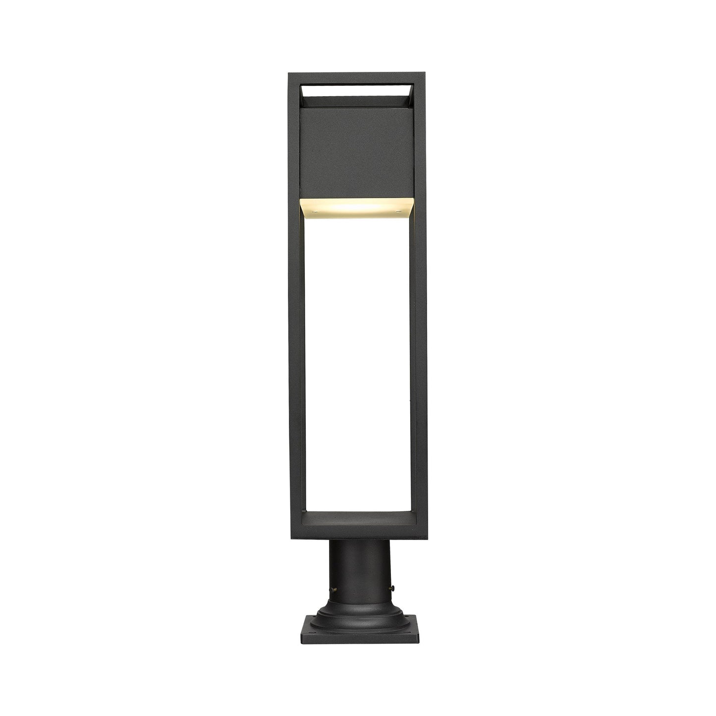 Barwick Round Outdoor Pier Mount Light in Detail.