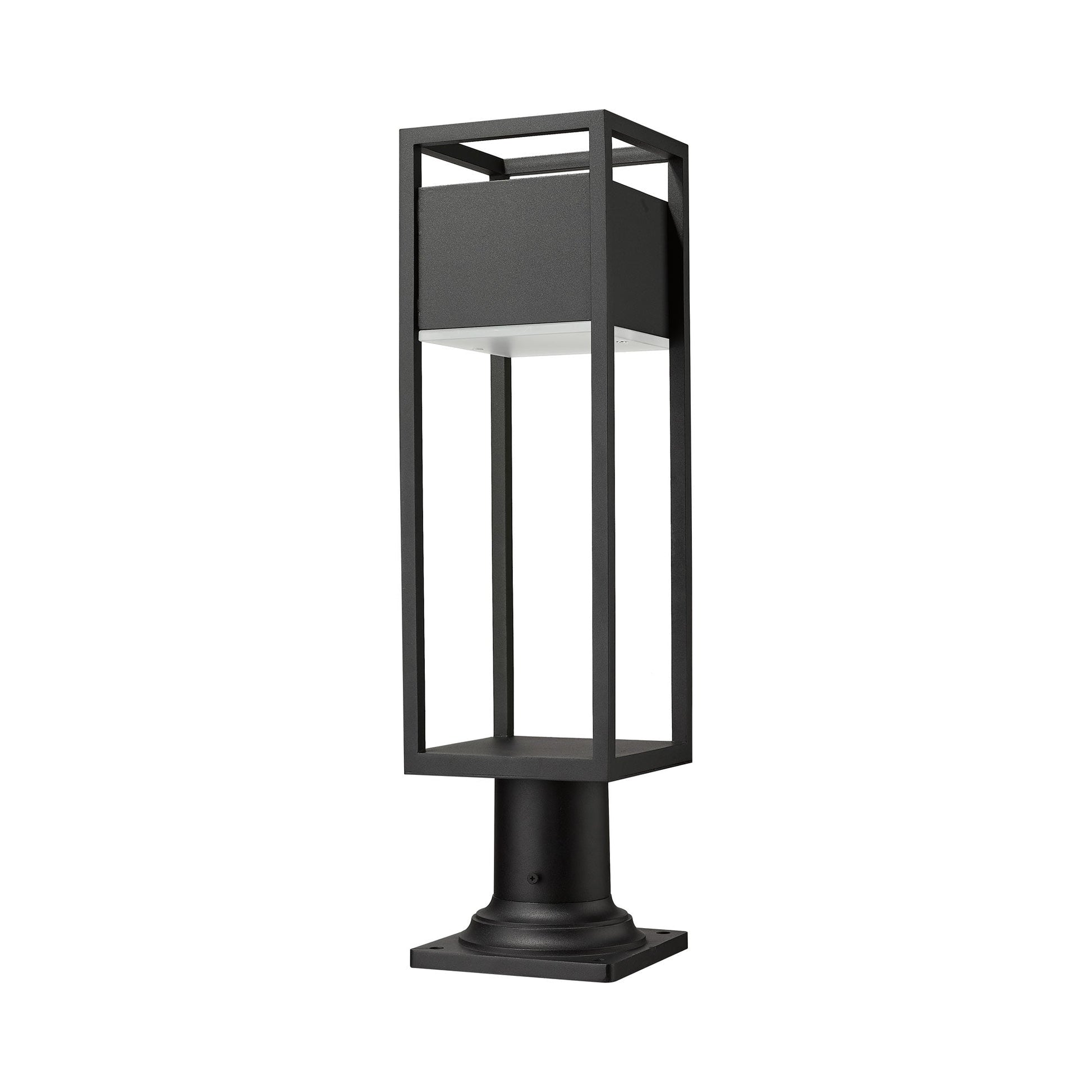 Barwick Round Outdoor Pier Mount Light in Detail.