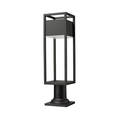 Barwick Round Outdoor Pier Mount Light in Detail.