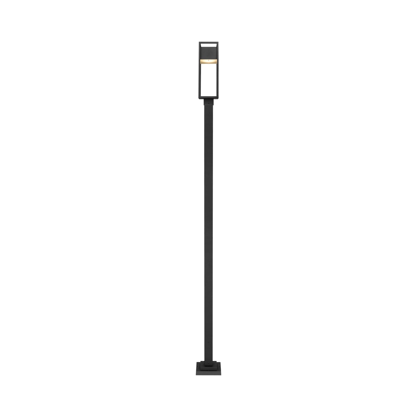 Barwick Square Outdoor LED Post Light in Detail.
