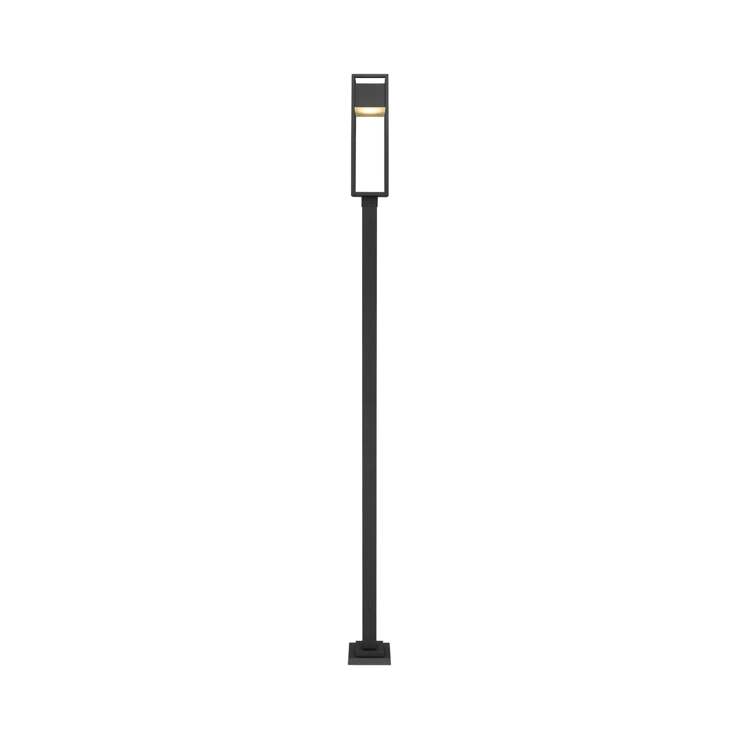 Barwick Square Outdoor LED Post Light in Detail.
