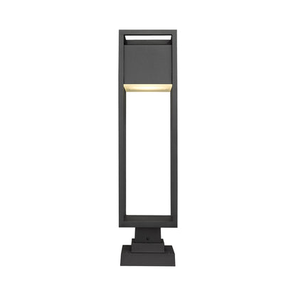 Barwick Square Outdoor Pier Mount Light in Detail.
