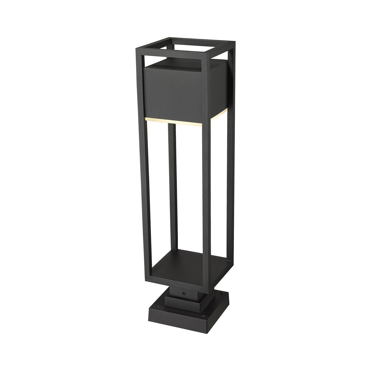 Barwick Square Outdoor Pier Mount Light in Detail.