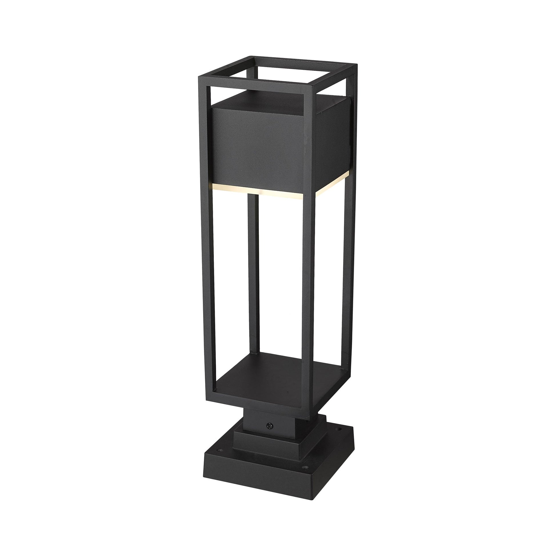 Barwick Square Outdoor Pier Mount Light in Detail.