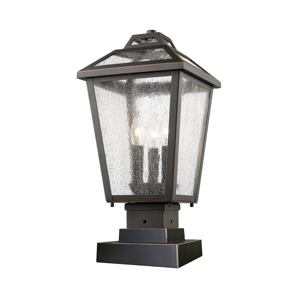 Bayland Square Outdoor Pier Mount Light.