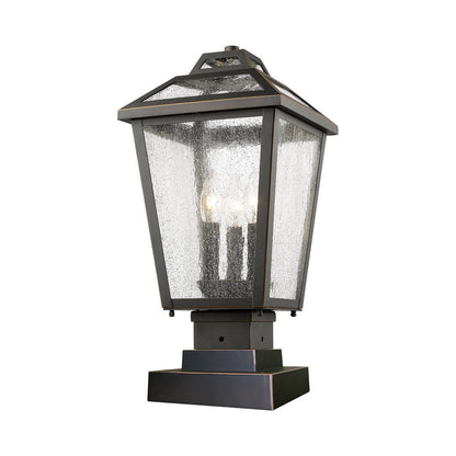 Bayland Square Outdoor Pier Mount Light.