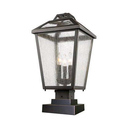 Bayland Square Outdoor Pier Mount Light (21.5-Inch).