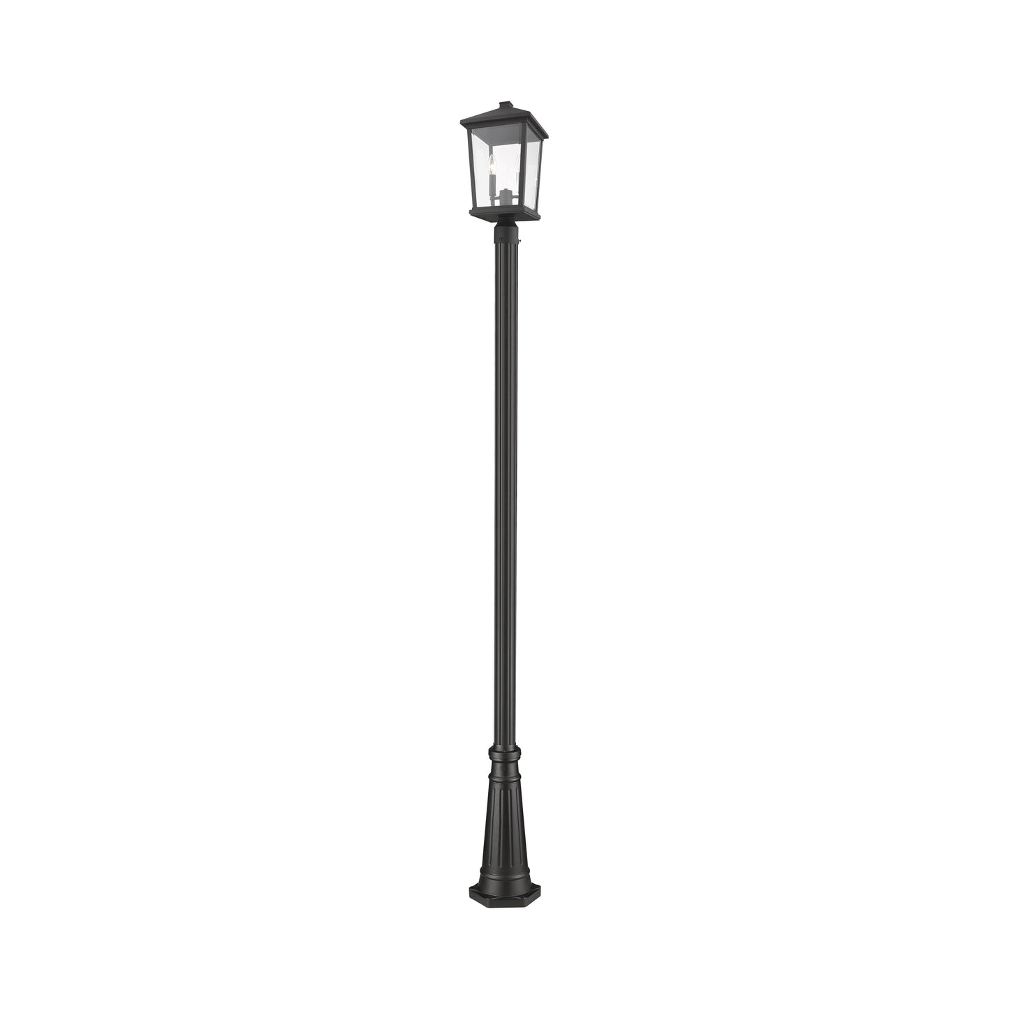 Beacon 519P Outdoor Post Light in Black (2-Light).