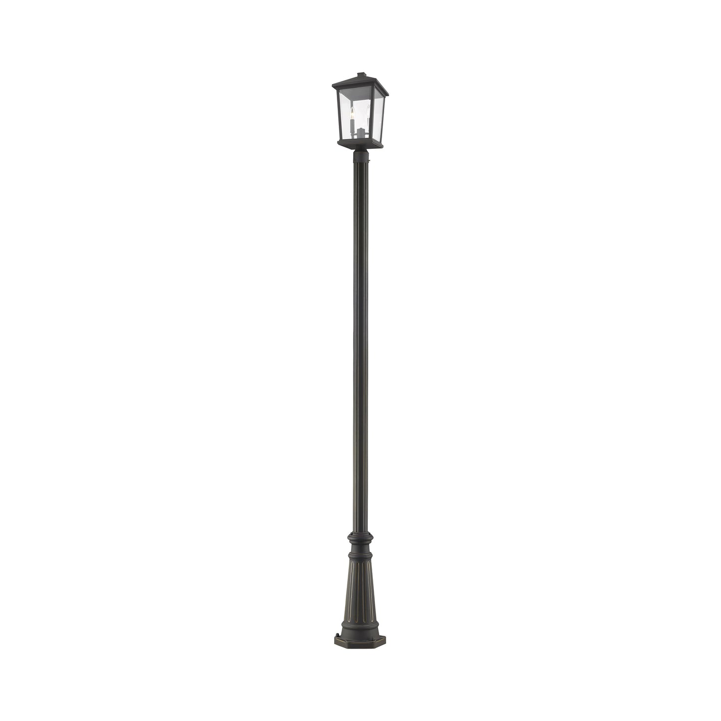 Beacon 519P Outdoor Post Light in Oil Rubbed Bronze (2-Light).