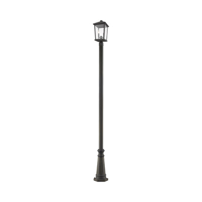 Beacon 519P Outdoor Post Light in Oil Rubbed Bronze (2-Light).