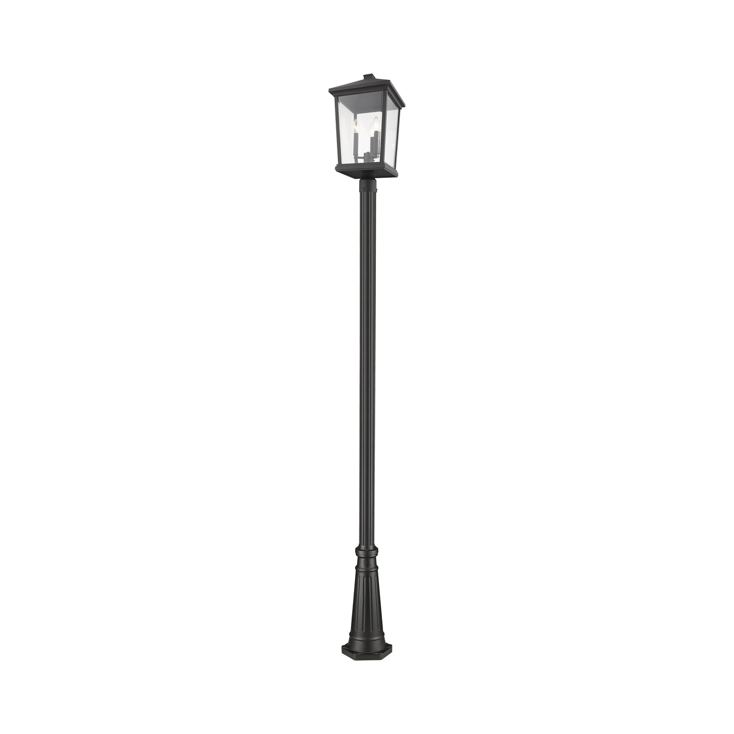 Beacon 519P Outdoor Post Light in Black (3-Light).
