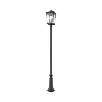 Beacon 519P Outdoor Post Light in Oil Rubbed Bronze (3-Light).