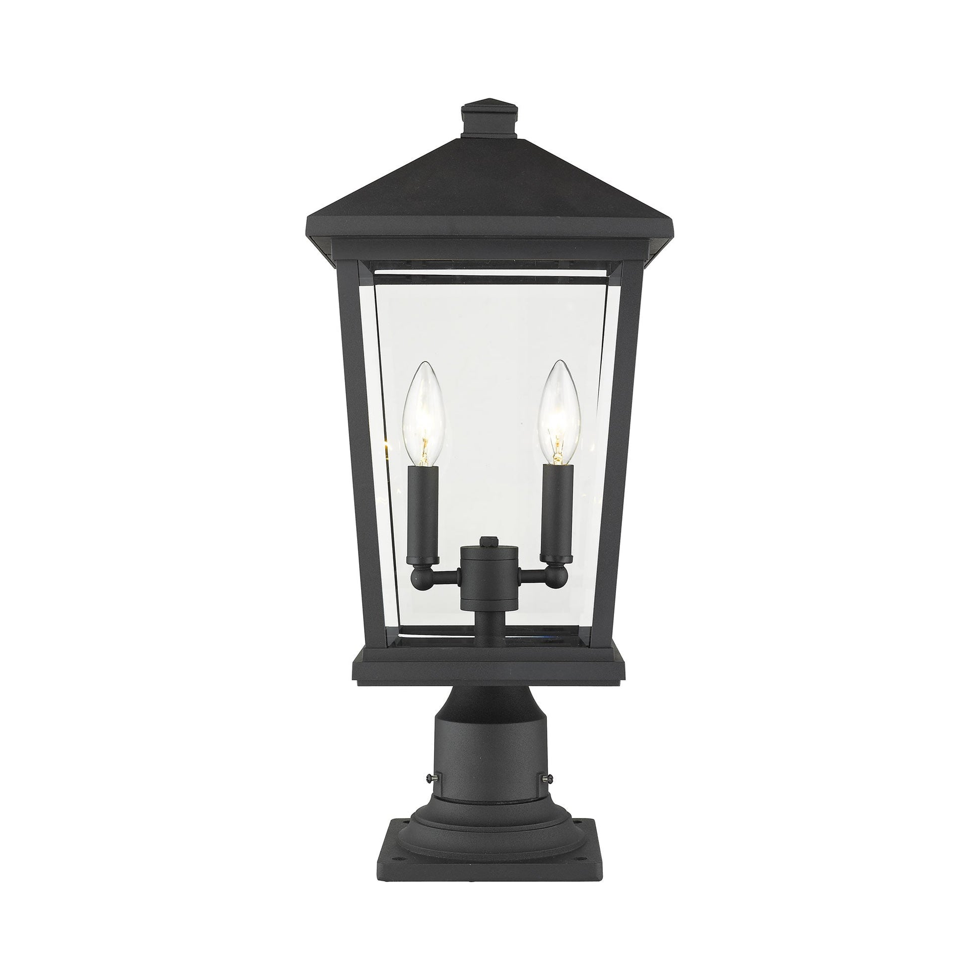 Beacon 533PM Outdoor Pier Mount Light in Black (21.5-Inch).