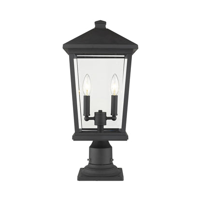Beacon 533PM Outdoor Pier Mount Light in Black (21.5-Inch).