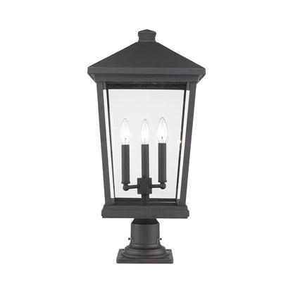 Beacon 533PM Outdoor Pier Mount Light in Oil Rubbed Bronze (25.5-Inch).