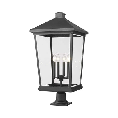 Beacon 533PM Outdoor Pier Mount Light in Black (32.75-Inch).