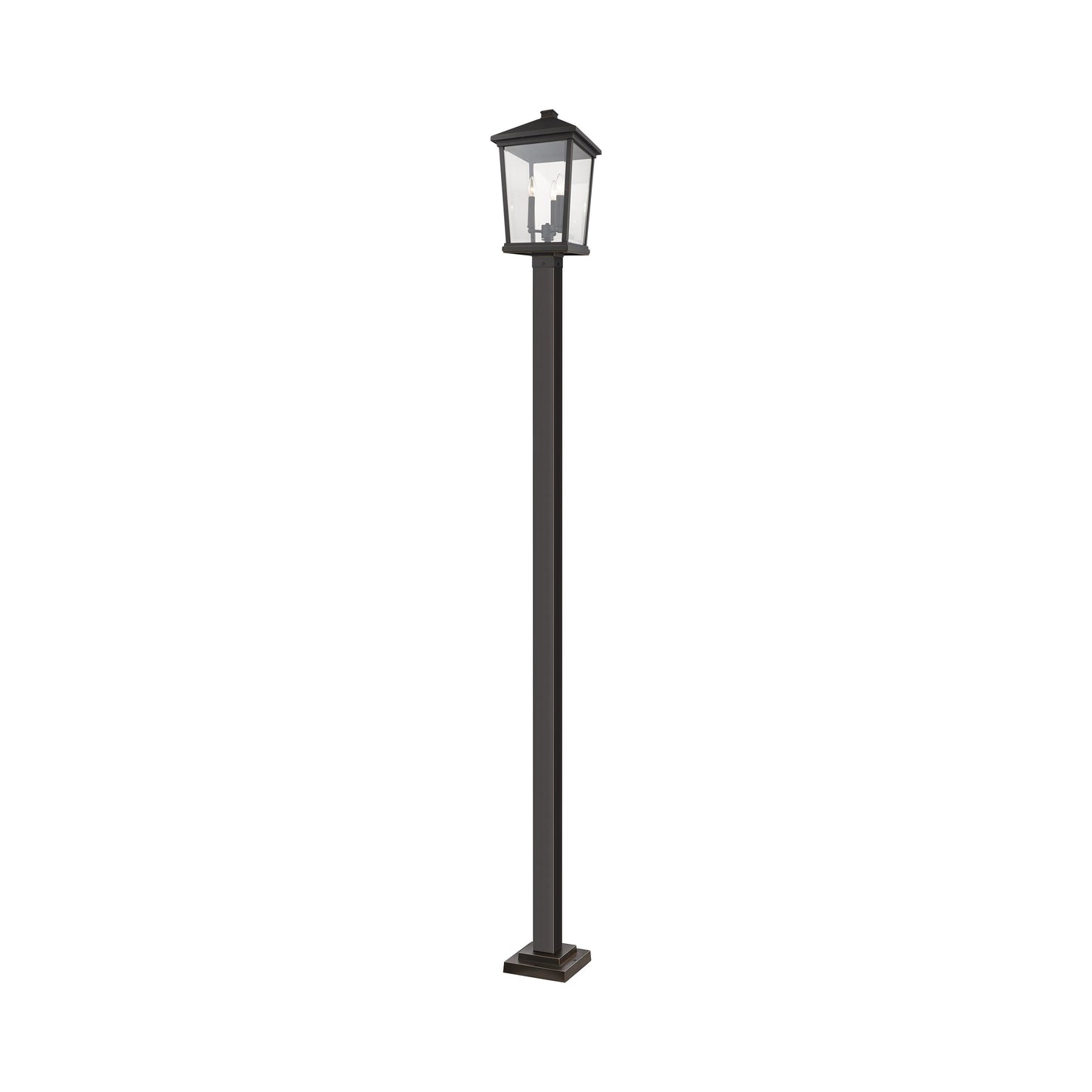 Beacon 536P Outdoor Post Light in Oil Rubbed Bronze (107-Inch).